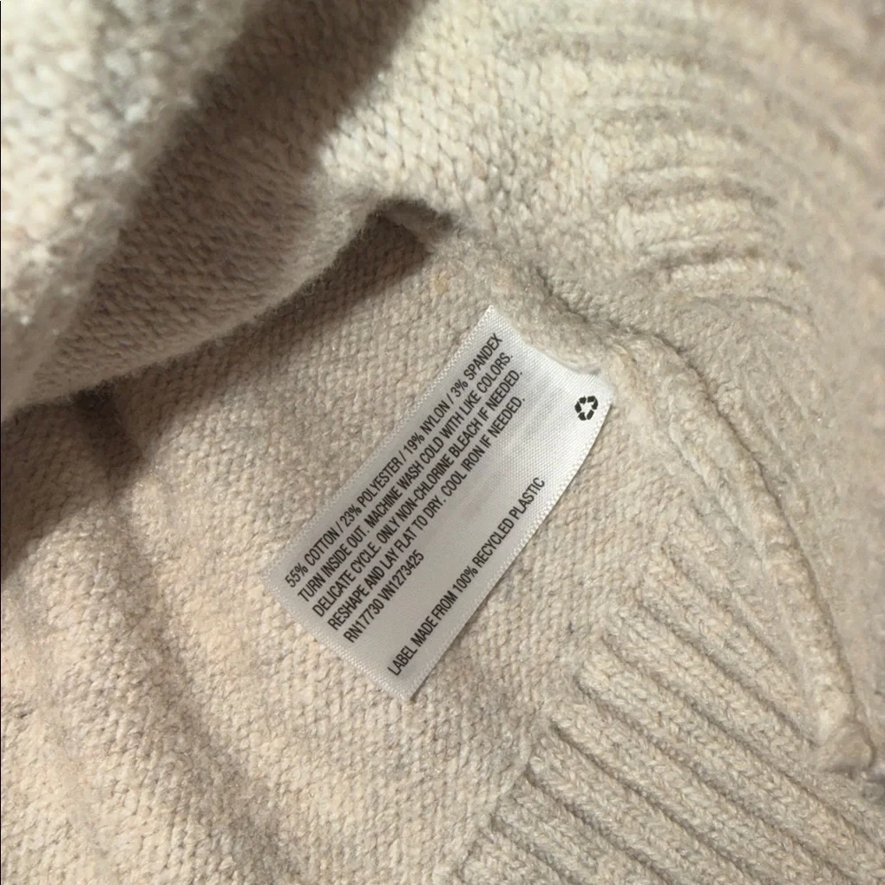 Men's Beige Hoodie Sweater with Black Stripes